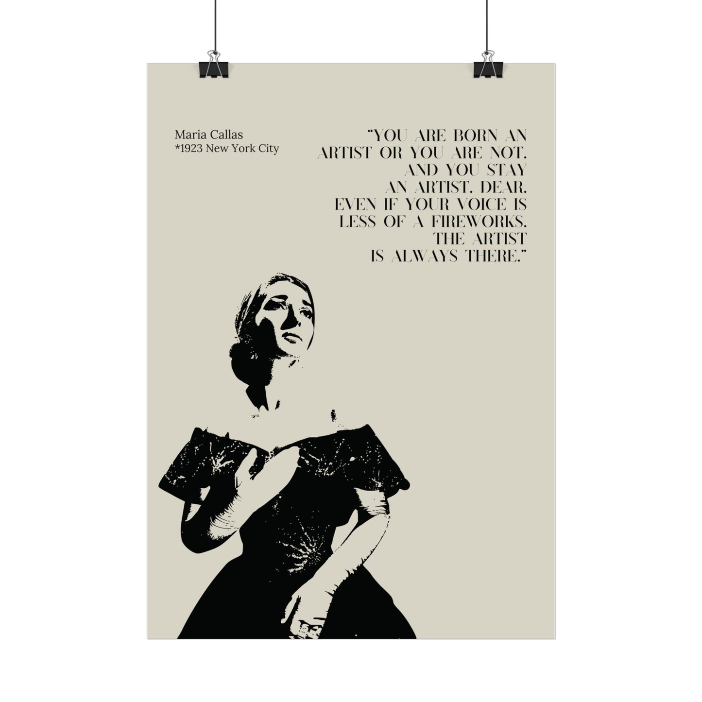 Poster "Maria Callas"
