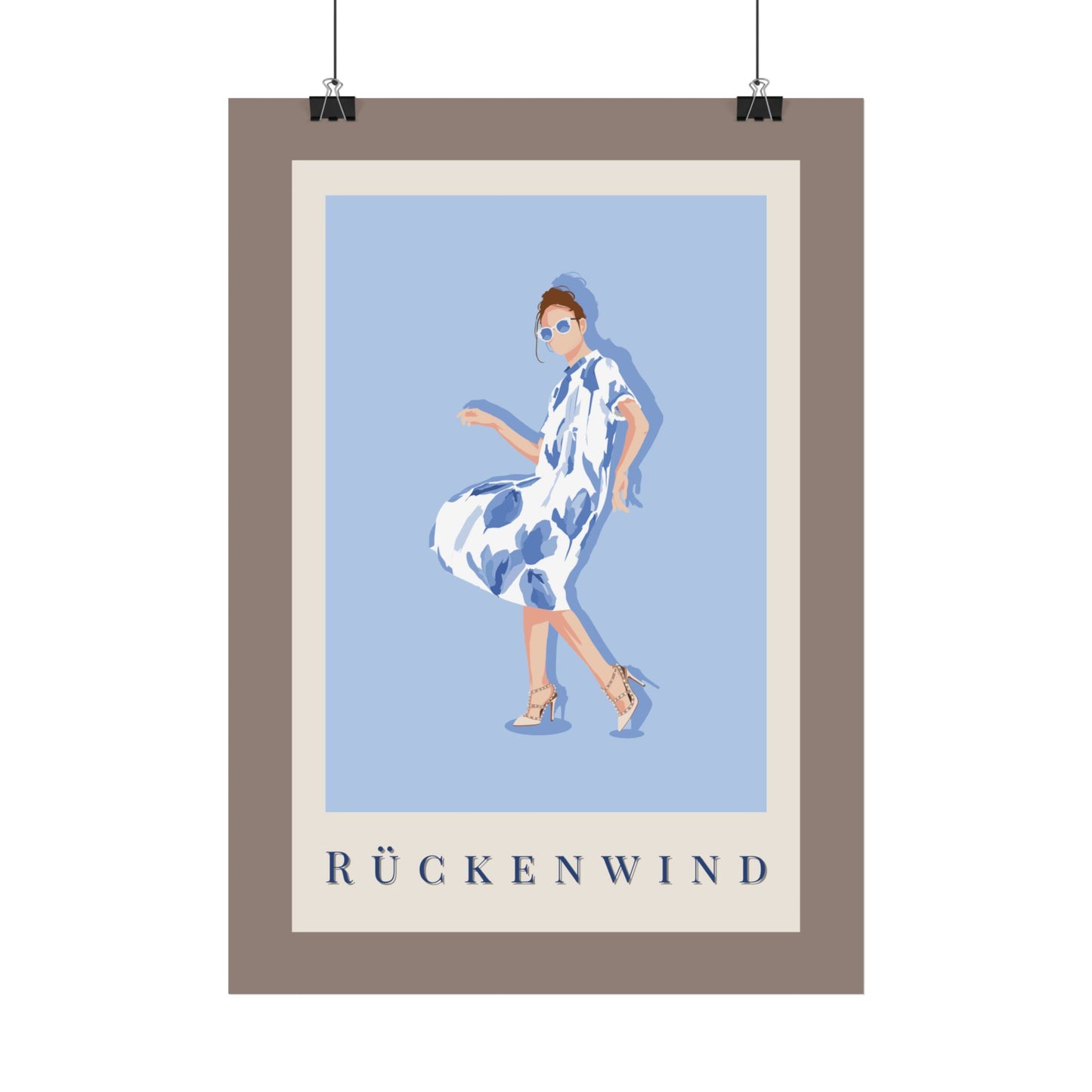 Poster "Rückenwind"