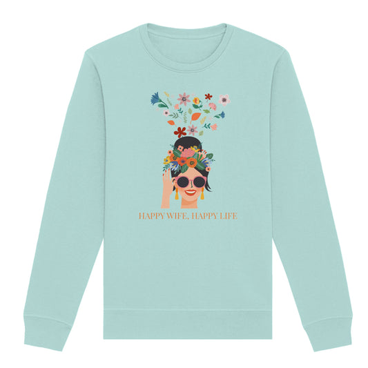 Sweatshirt "Happy Wife, Happy Life"
