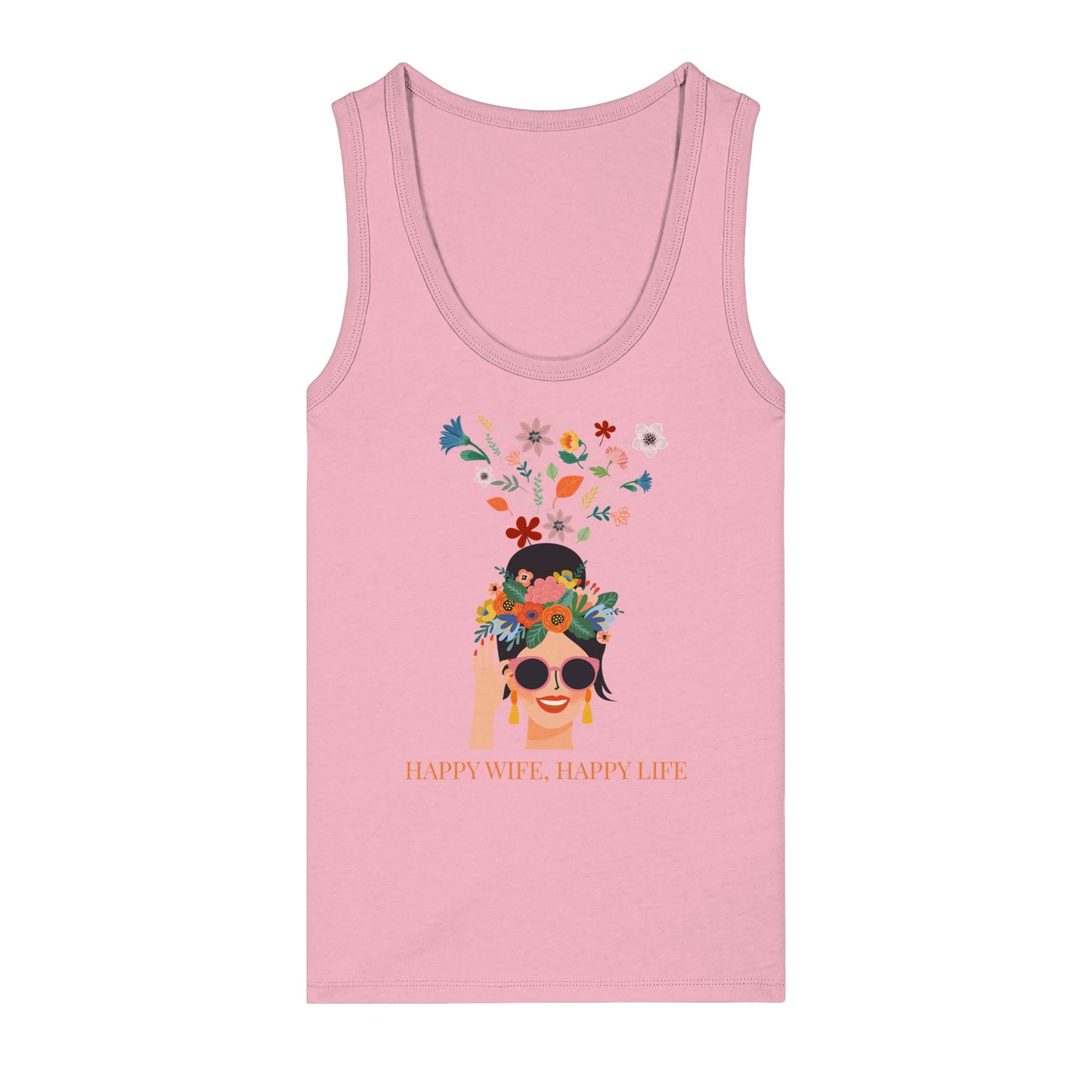 Tank Top "Happy Wife, Happy Life"