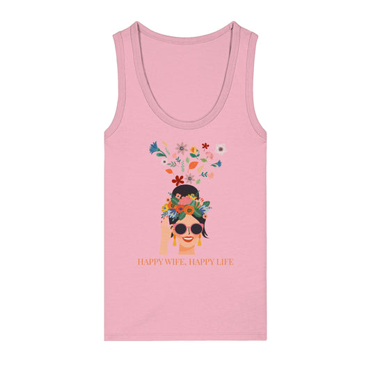 Tank Top "Happy Wife, Happy Life"