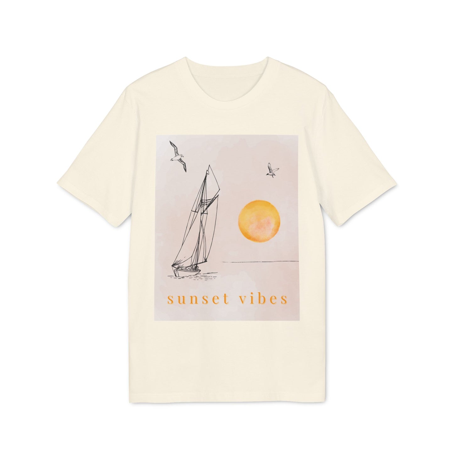 T-shirt "sunset vibes"