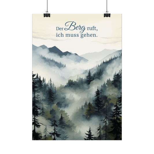Poster "Der Berg ruft"