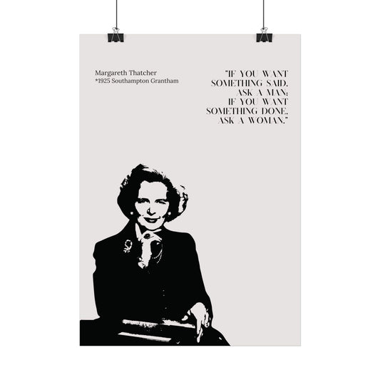 Poster "Margareth Thatcher"