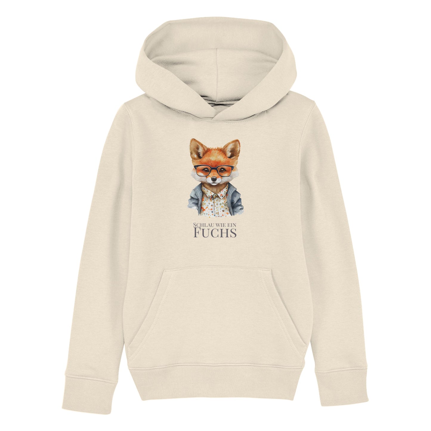 Hoodie für Kinder "Schlau wie ein Fuchs"
