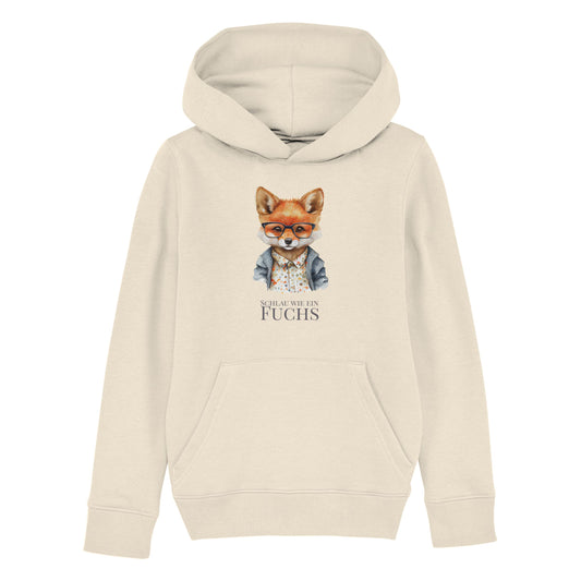 Hoodie für Kinder "Schlau wie ein Fuchs"