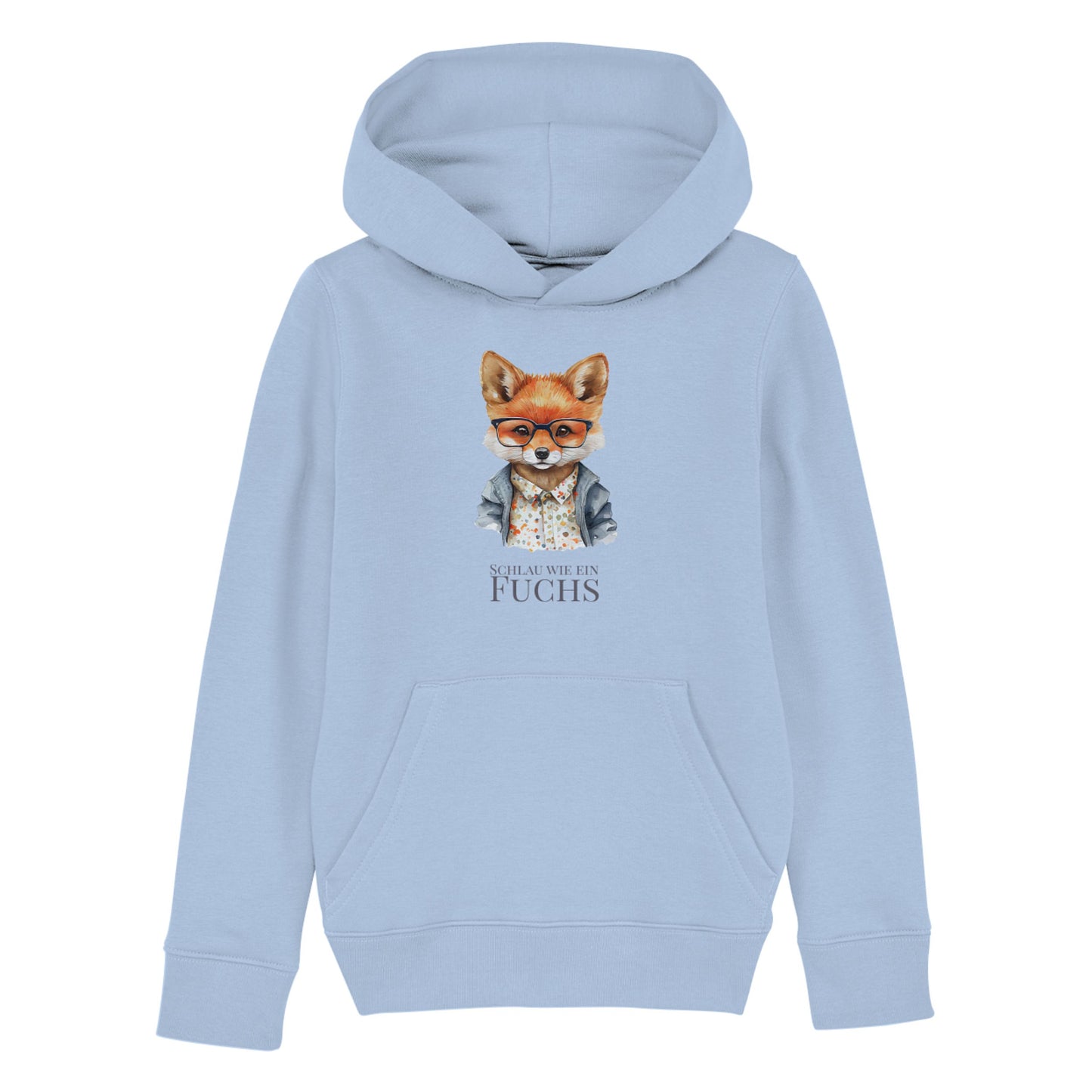 Hoodie für Kinder "Schlau wie ein Fuchs"