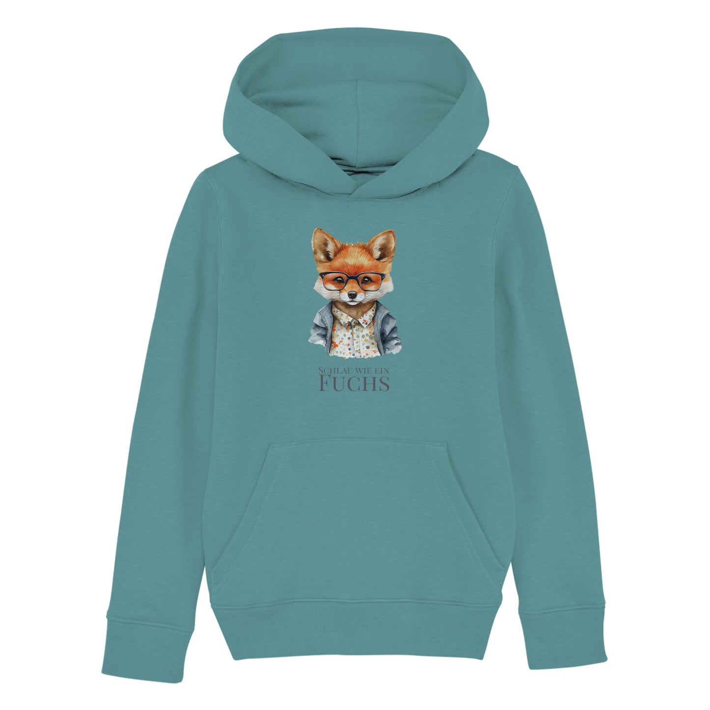Hoodie für Kinder "Schlau wie ein Fuchs"