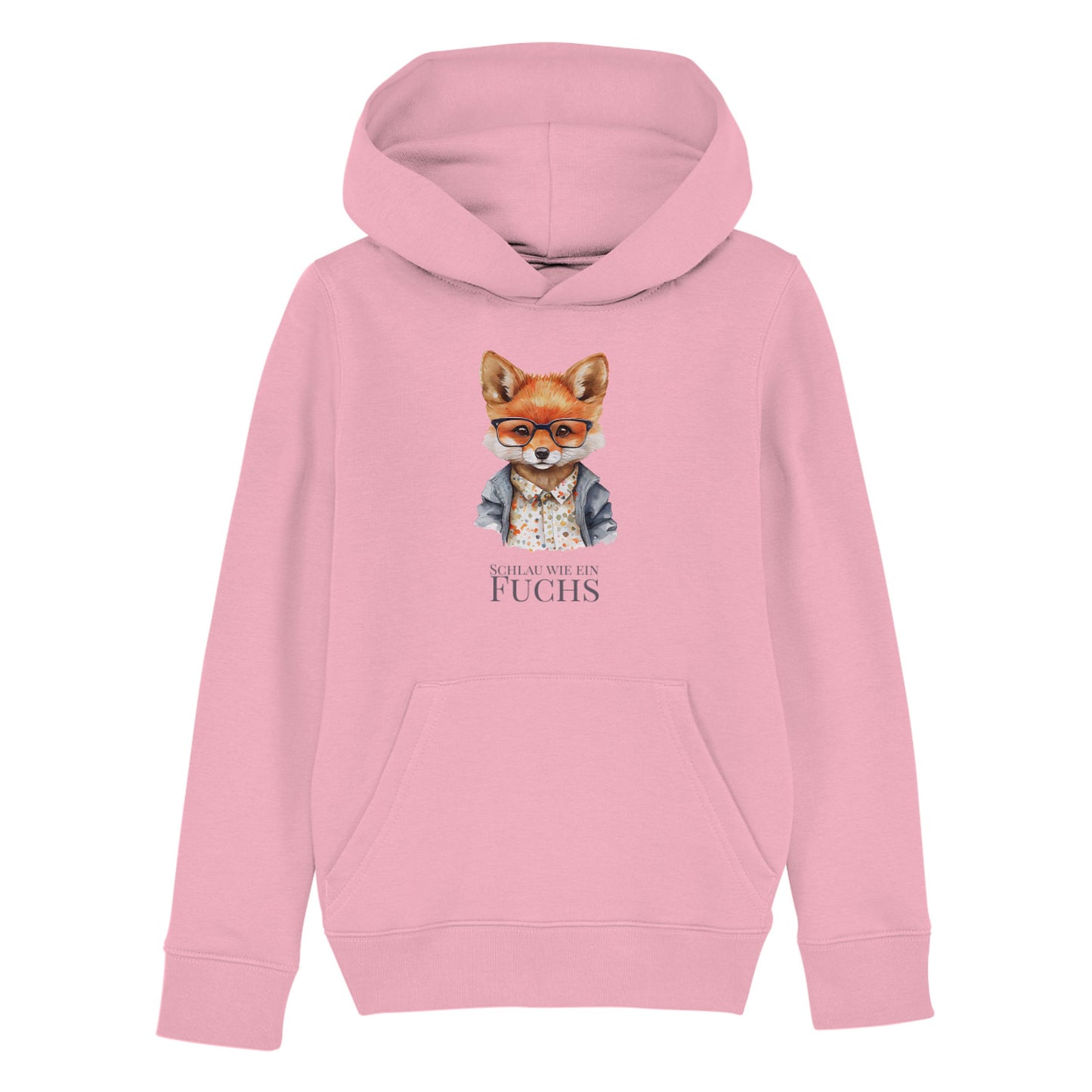 Hoodie für Kinder "Schlau wie ein Fuchs"