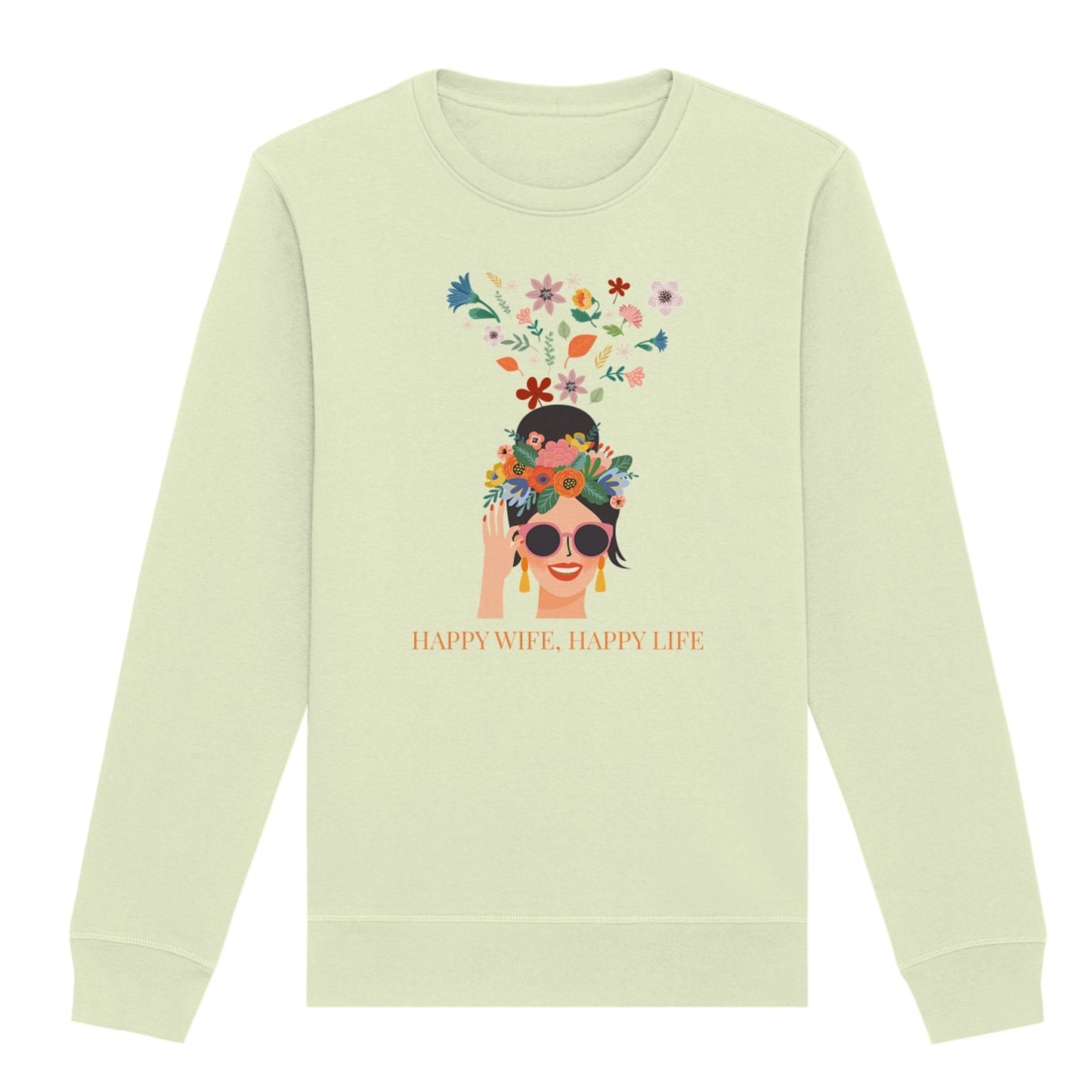 Sweatshirt "Happy Wife, Happy Life"
