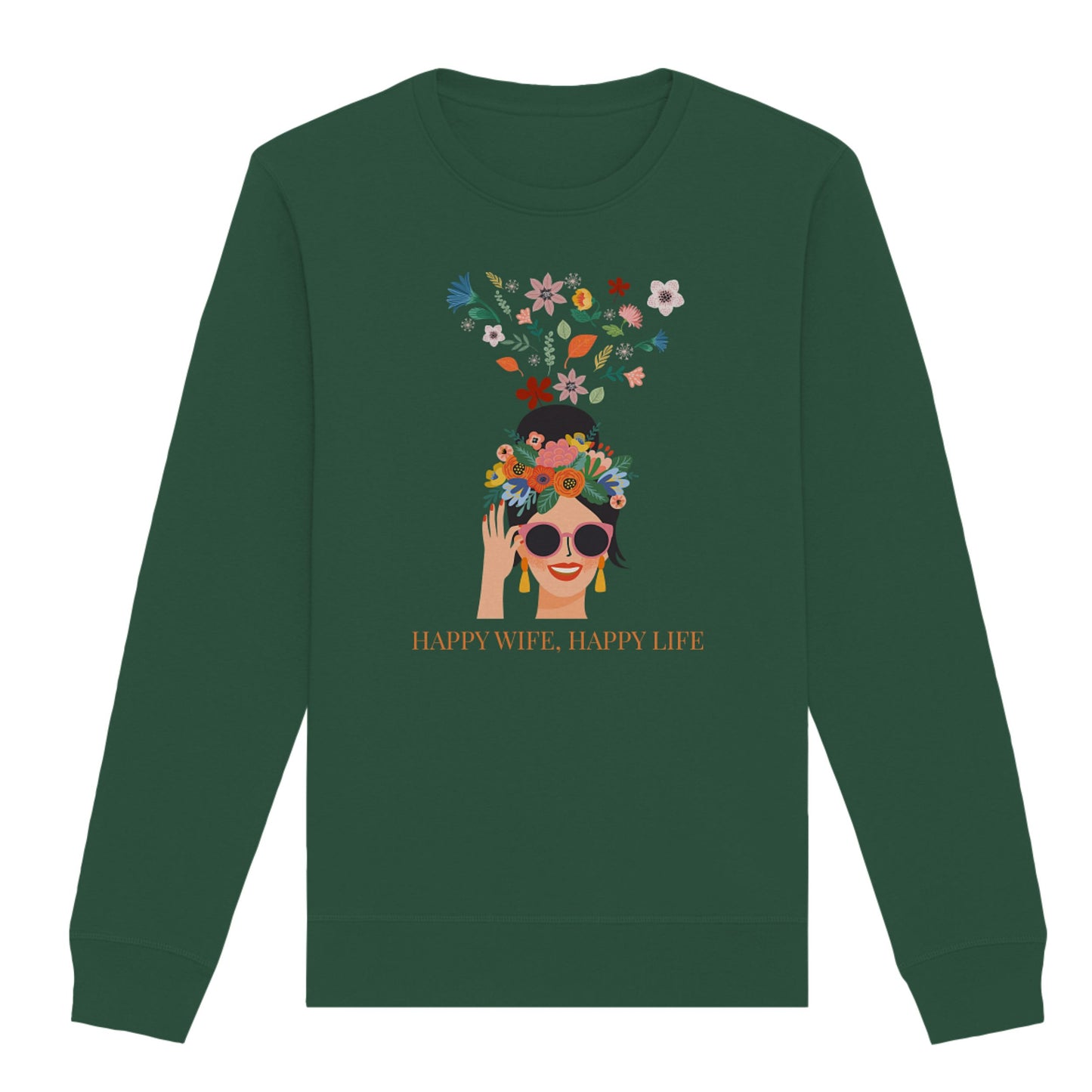 Sweatshirt "Happy Wife, Happy Life"