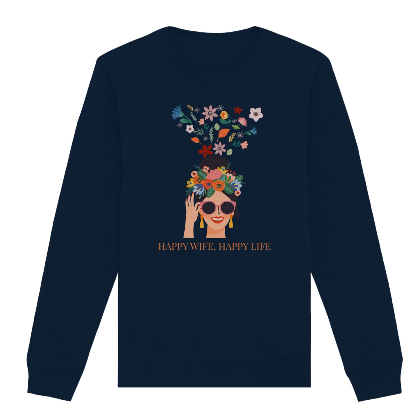 Sweatshirt "Happy Wife, Happy Life"