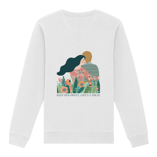 Sweatshirt "Keep her sweet, life's a treat."