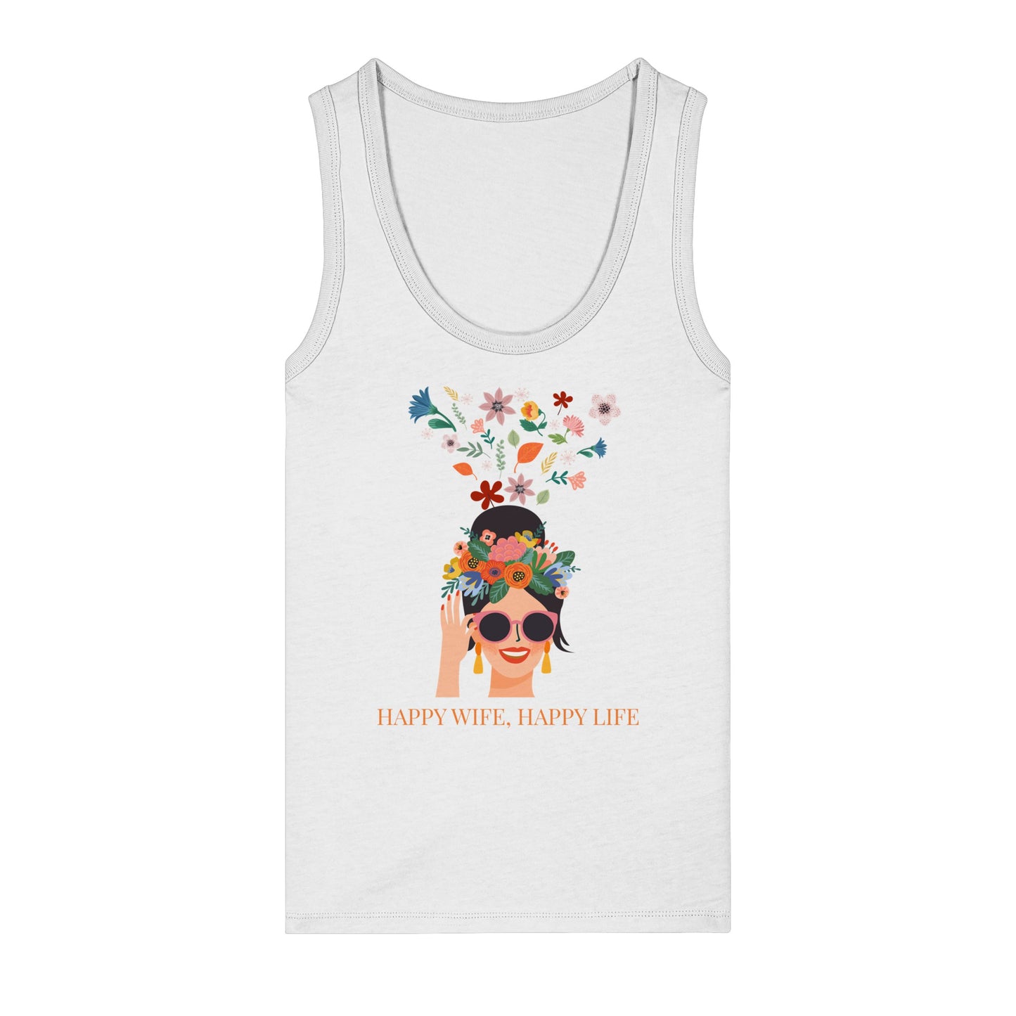 Tank Top "Happy Wife, Happy Life"