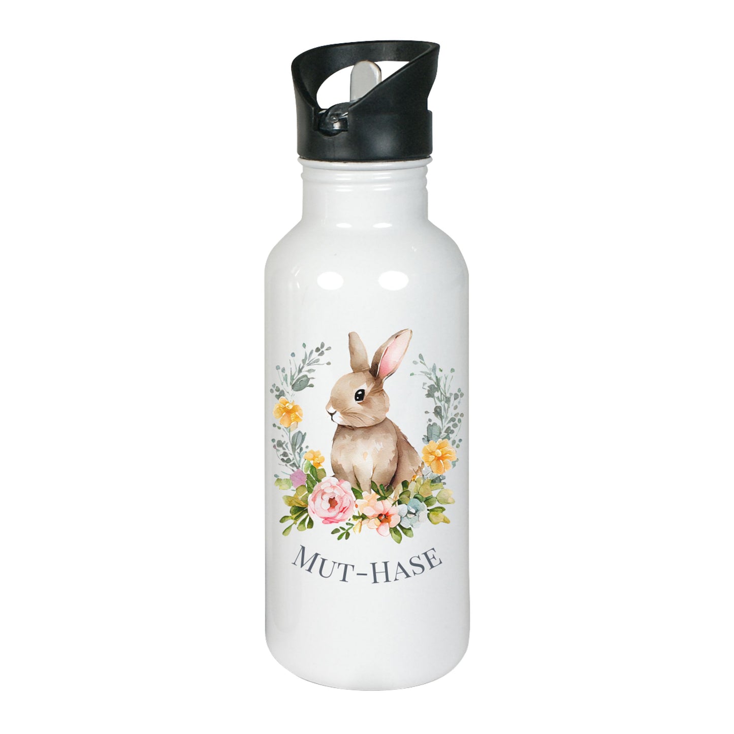 Edelstahl-Trinkflasche "Mut-Hase"